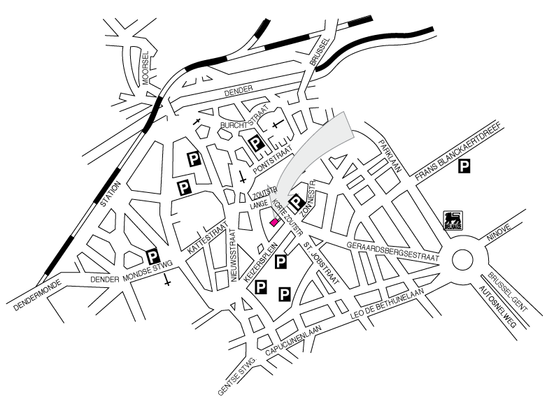 Drukkerij Van de Putte Route